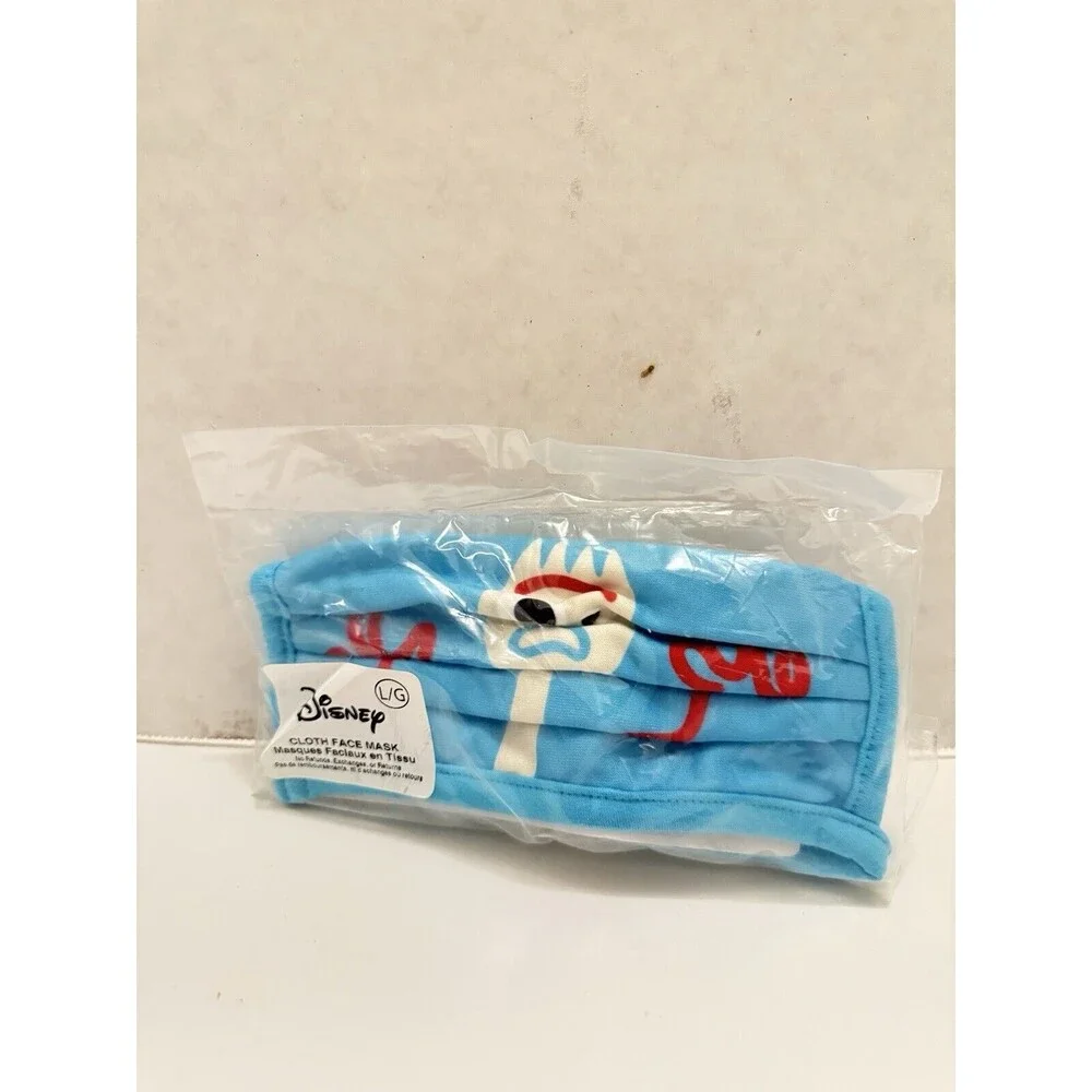 Disney Parks Store Cloth Face Mask Forky Toy Story Pixar Adult Large New NIP